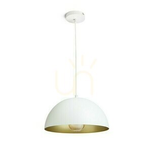 Gladys 30 Alb / Aur lampă pandantiv 230 V Led E27 15 W. 0 Gladys 30 Alb / Aur lampă pandantiv 230 V Led E27 15 W. small 0