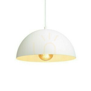 Gladys 30 alb/alb 230 V Led E27 15 W Lampă suspendată. small 2