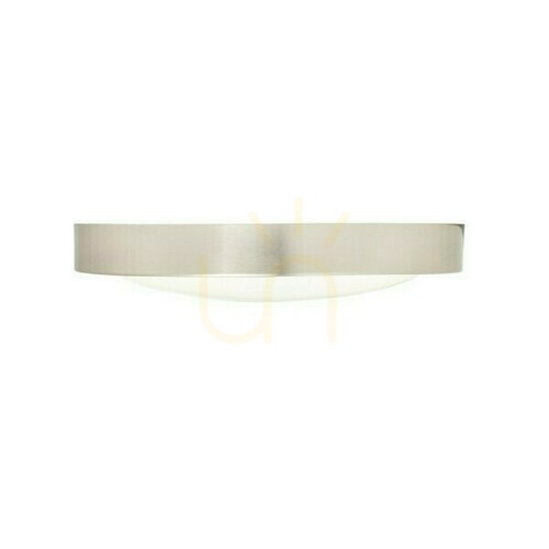 Verifica Barry Led baie plafon lampă nichel mat 230 V 12 W Ip44 3000 K