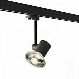 Fax Spotlight pentru șină trifazată negru 230 V Led Gu10 12 W. 1 Fax Spotlight pentru șină trifazată negru 230 V Led Gu10 12 W. small 1