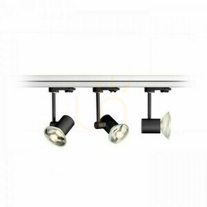 Fax Spotlight pentru șină trifazată negru 230 V Led Gu10 12 W. 2 Fax Spotlight pentru șină trifazată negru 230 V Led Gu10 12 W. small 2