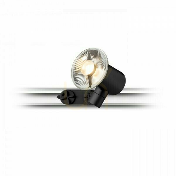 Spectacol Fax Spotlight pentru șină trifazată negru 230 V Led Gu10 12 W. Fax Spotlight pentru șină trifazată negru 230 V Led Gu10 12 W.