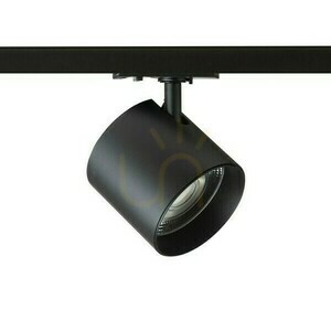 Reflector cu fază Iris 9 la 1. Rails negru 230 V Led 12 W 24° 3000 K small 3