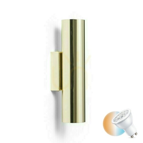 Verifica Aplica Rendl LUKE din alamă sus/jos 2×GU10 2×7 W R14314