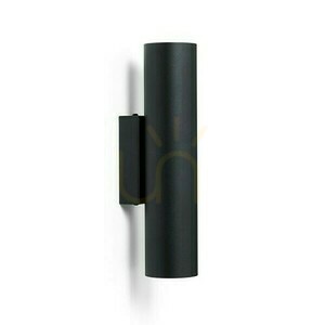 Lampă de perete Luke Black 230 V Led Gu10 2x7 W. 1 Lampă de perete Luke Black 230 V Led Gu10 2x7 W. small 1