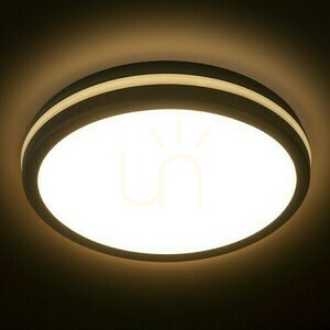 Plafonds În aer liber Sono 40 Montat pe suprafață din plastic negru 230 V Led W Ip65 3000 K 4000 6000 small 3