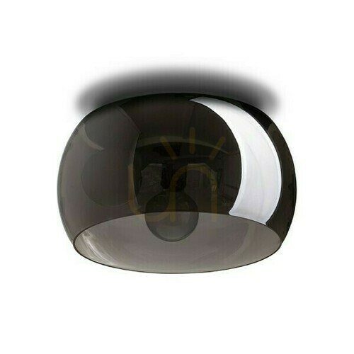 Verifica Plafond Amanda Plafon negru mat de sticlă colorată 230 V Led E27 3x15 W.