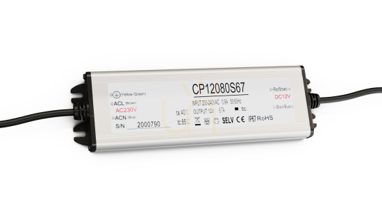 Stromversorgungsmodul Metallgehäuse 12V 80W IP67 V2
