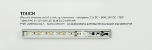 Întrerupător TOUCH pentru benzi LED cu variator PWM 60W/12V 72W/24V small 2