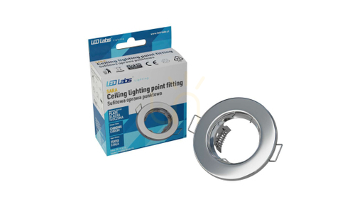 Verifica Corp de iluminat încastrat Lumines SARA rotund fix crom 81 × 30 mm MR16