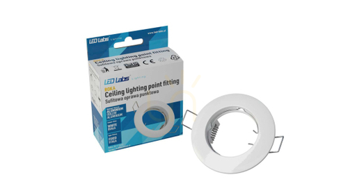 Verifica ROKA corp de iluminat rotund turnat fix alb