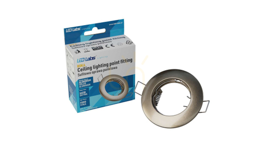 Verifica ROKA corp de iluminat rotund turnat fix crom satinat