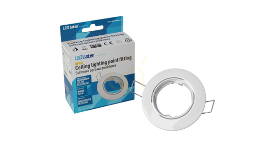 Verifica Corp de iluminat OPRA turnat rotund mobil alb