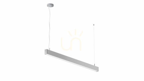 Verifica LUMINES Corp de iluminat cu anod argintiu Claro. 4000K 120cm