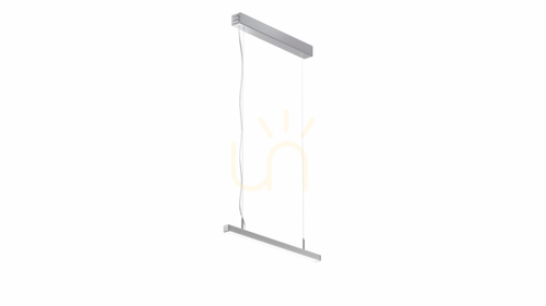 Verifica LUMINES Corp de iluminat cu anod argintiu Dileda. 4000K 60cm
