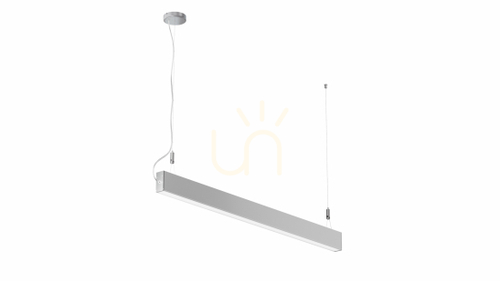 Verifica LUMINI Corp de iluminat cu anod argintiu Dulio. 4000K 120cm