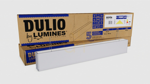 LUMINI Corp de iluminat cu anod argintiu Dulio. 4000K 180cm small 2