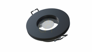 Corp de iluminat Aqua turnat rotund fix negru small 3
