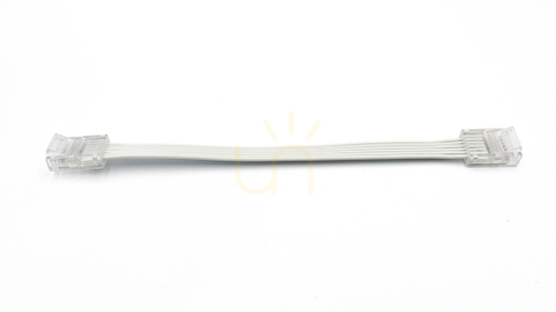 Verifica Conector LED PRO C pentru benzi LED RGB+CCT 12mm cu 2 fețe cu fir