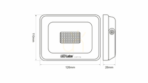 Proiector LED Lumines DRAGO 20 W 4000 K IP65 small 1