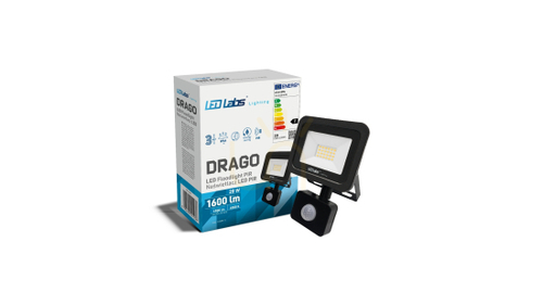 Verifica DRAGO 20W NW IP44 SLIM PIR LED proiector
