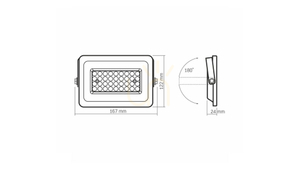 Proiector LED 30W NW SMD IP65, alb 3 Proiector LED 30W NW SMD IP65, alb small 3