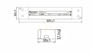 CobaltElectro PLV 24V 75W IP20 B LED sursă de alimentare small 1