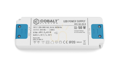 Verifica CobaltElectro PFV 24V 50W IP20 B LED sursă de alimentare.