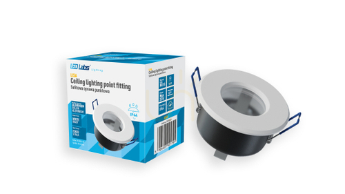 Verifica Corp de iluminat LISA turnat rotund fix alb