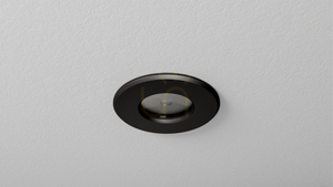 Corp de iluminat LISA turnat rotund fix negru small 2