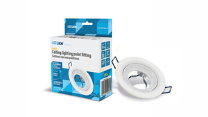 LUCA corp de iluminat turnat rotund în mișcare alb mat small 0