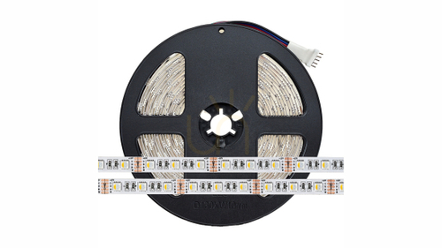 Verifica Bandă 300 LED 5050 SMD 12V RGB+Neutru IN1 12mm, 5m