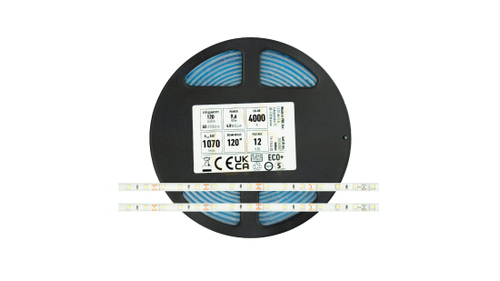 Verifica Bandă 600 LED 2835 SMD 12V 9.6W 4000K IP65ST, 5m