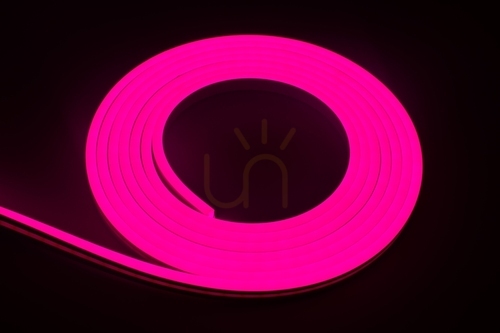Verifica Neon Flex HR Eco / 12VDC / 12W / 50lm / 100x2835SMD / 360nm / roz / 1 m / Bergman