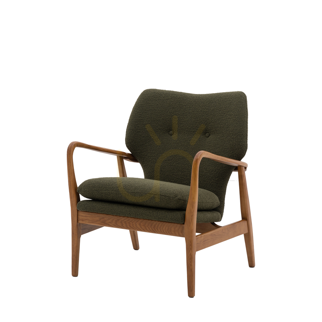 Verifica Fotoliu Gallery Direct Jensen verde stil Mid-Century lemn masiv 5059413872570 Fotoliu Gallery Direct Jensen verde stil Mid-Century lemn masiv 5059413872570
