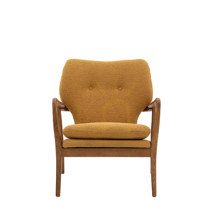 Fotoliu Gallery Direct Jensen ocru din stejar, Mid-Century 73 × 71 × 85 cm small 0