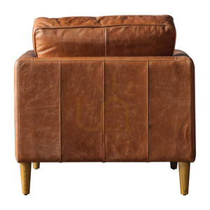 Fotoliu Gallery Direct Osborne din piele maro 80 × 89,5 × 78,5 cm small 5