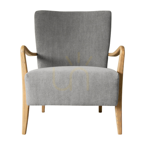Verifica Fotoliu Gallery Direct Chedworth Charcoal din stejar și material textil 66 × 75 × 80 cm