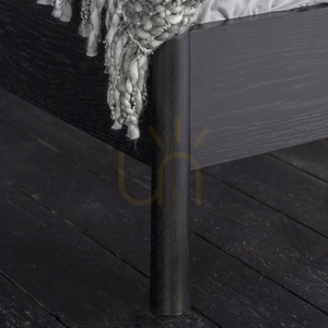 Pat cu spătar cu bare Gallery Direct Wycombe negru stejar 160x212 cm 5056263946178 small 2