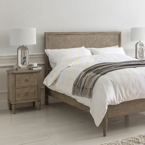 Noptieră Gallery Direct Mustique cu 2 sertare din lemn mindi natural, 50 × 40 × 66,5 cm small 4