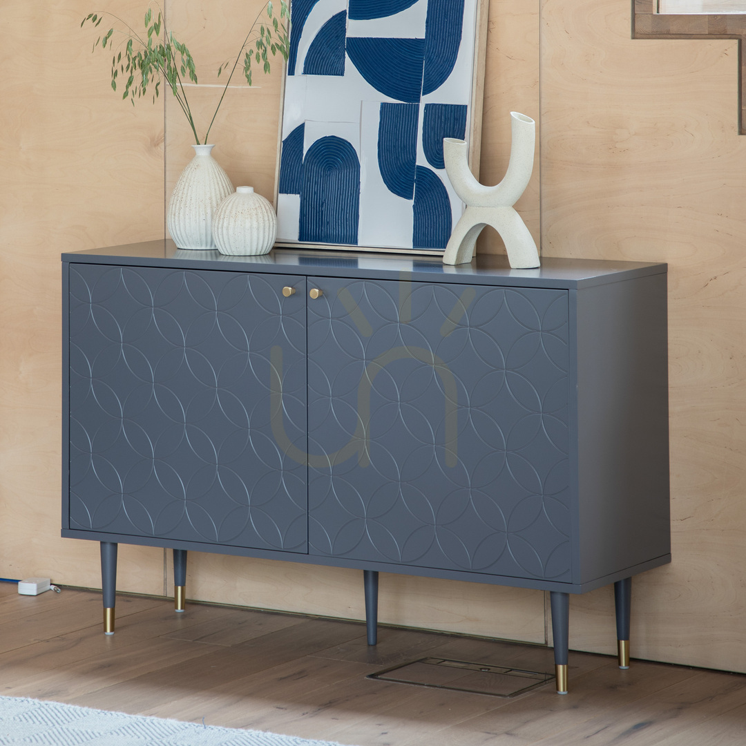 Vedere Dulap 2 uși Gallery Direct Holbrook gri MDF stejar 120x40x79 cm 5059413685781 Dulap 2 uși Gallery Direct Holbrook gri MDF stejar 120x40x79 cm 5059413685781