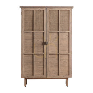 Dulap 2 uși Gallery Direct Kyoto natural ratan 107x37x160 cm 5059413404436 small 0