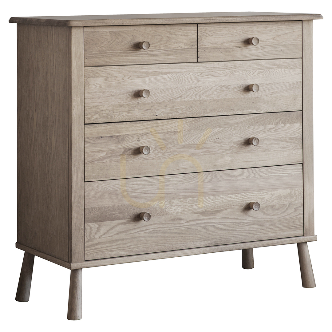 Verifica Comodă 5 sertare Gallery Direct Wycombe stejar 98x45x95,5 cm 5055999238724 Comodă 5 sertare Gallery Direct Wycombe stejar 98x45x95,5 cm 5055999238724