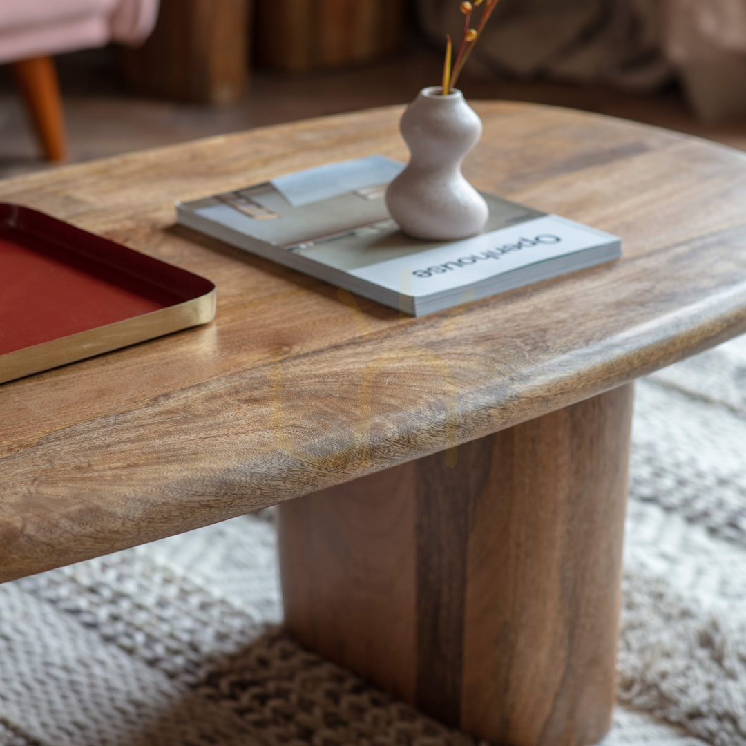 previzualizare Masă de cafea Gallery Direct Hoffman lemn de mango natural 135x60x40 cm Masă de cafea Gallery Direct Hoffman lemn de mango natural 135x60x40 cm