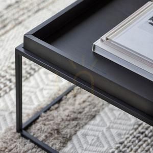 Masă de cafea Gallery Direct Forden Tray negru MDF metal 90x60x40 cm 5056315930780 2 Masă de cafea Gallery Direct Forden Tray negru MDF metal 90x60x40 cm 5056315930780 small 2