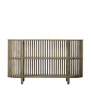 Consolă Gallery Direct Voss 140x40x80 cm naturală din lemn masiv și fier 5059413699924 small 0