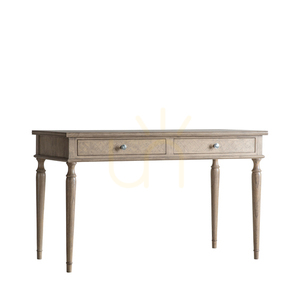 Birou Gallery Direct Mustique 2 sertare lemn mindi natural 130x60x78 cm 5059413395956 small 5