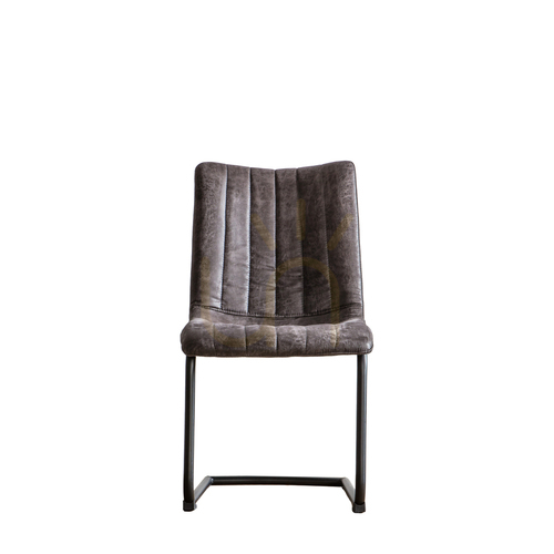 Verifica Scaun Gallery Direct Edington gri din piele ecologică, set 2, 5055999244039