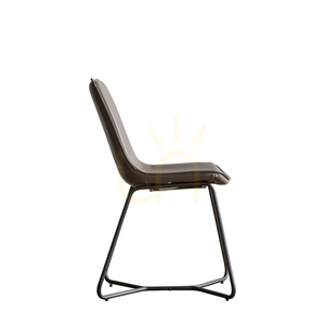 Scaun dining Gallery Direct Hawking Ember metal PU 49x55x86 cm 5059413329579 small 4