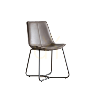 Scaun dining Gallery Direct Hawking Ember metal PU 49x55x86 cm 5059413329579 small 5